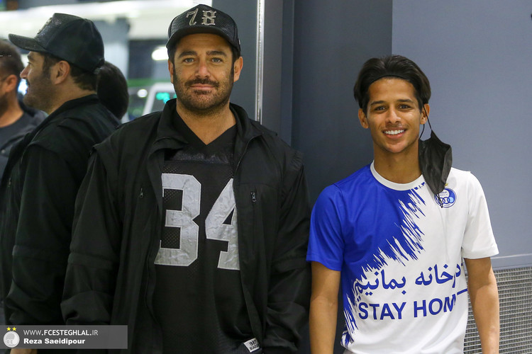 محمدرضا گلزار در تمرین استقلال محمدرضا گلزار در تمرین استقلال