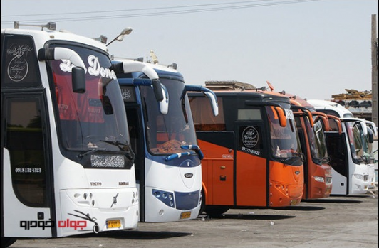 قیمت بلیط اتوبوس در ایام نوروز قیمت بلیط اتوبوس در ایام نوروز