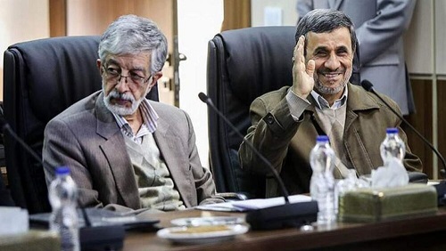حملۀ احمدی‌نژاد به حداد عادل