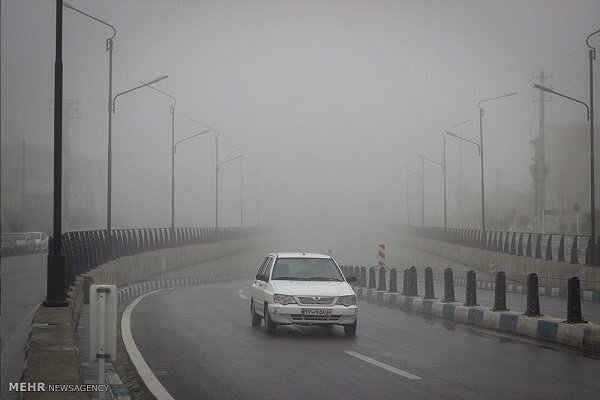 مه گرفتگی استان مازندران