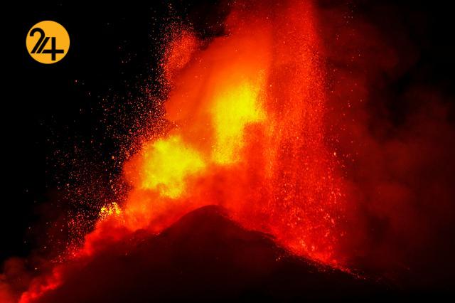 فوران&zwnj;های آتشفشان اتنا