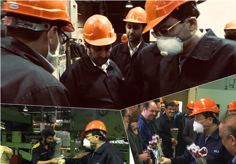 دیدار مدیرعامل شستا با کارگران