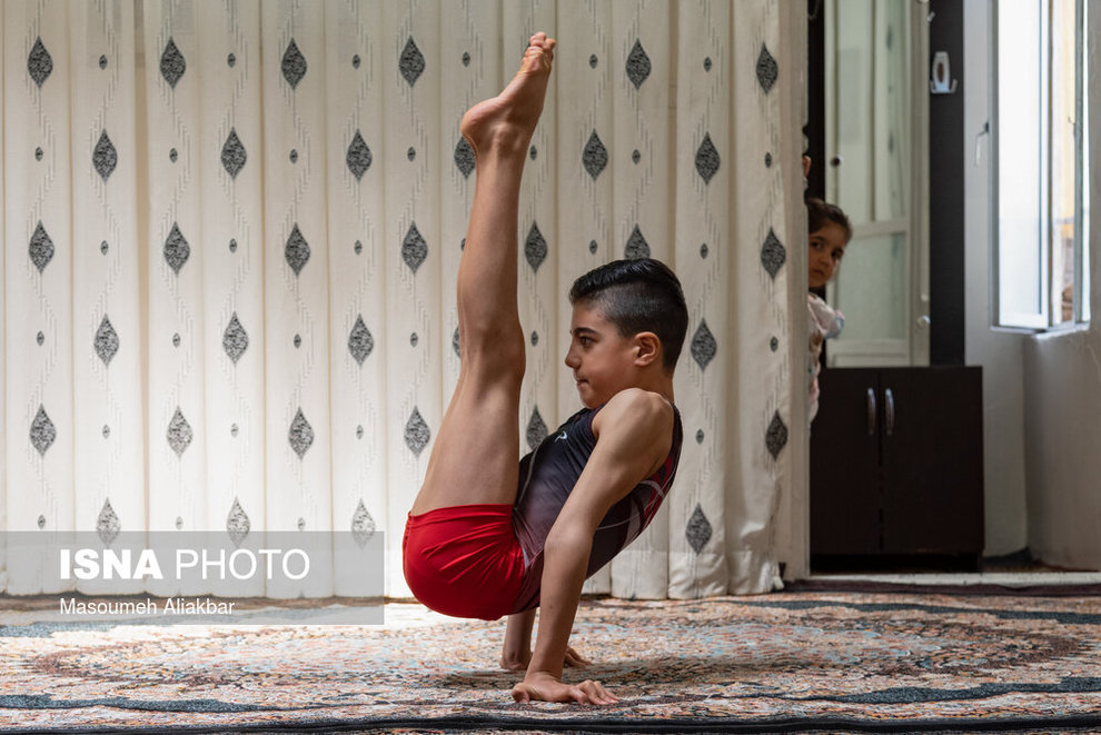 تمرین ورزشکاران ایرانی در شرایط کرونایی