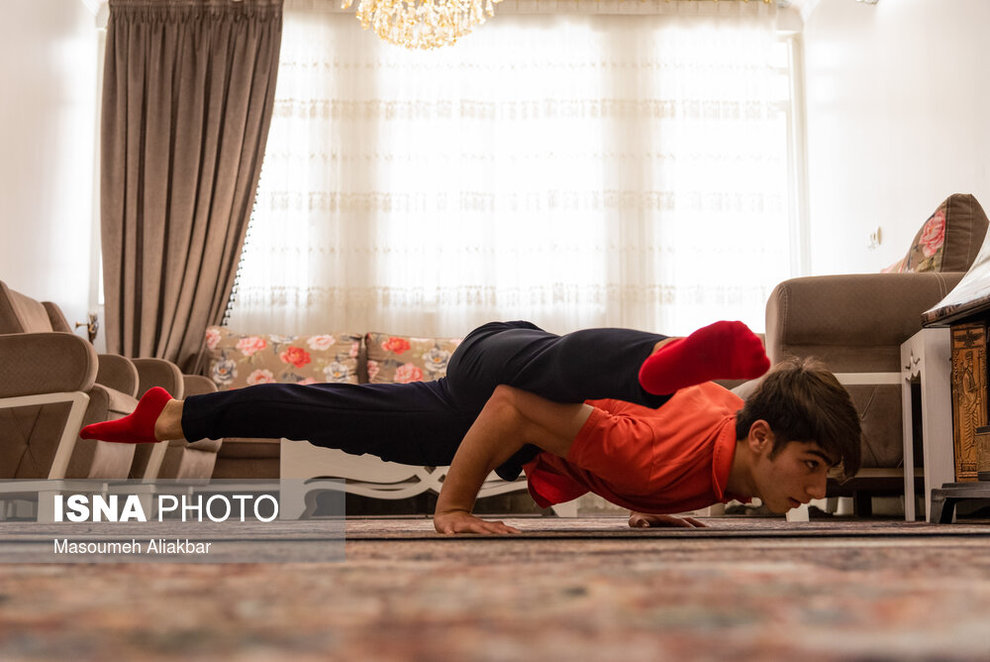 تمرین ورزشکاران ایرانی در شرایط کرونایی