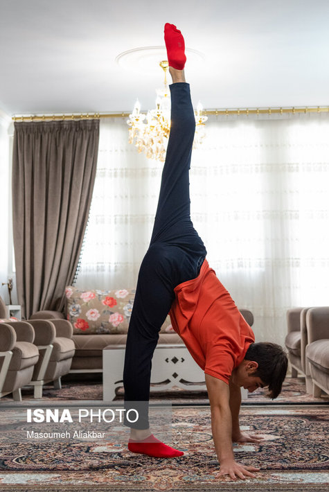 تمرین ورزشکاران ایرانی در شرایط کرونایی