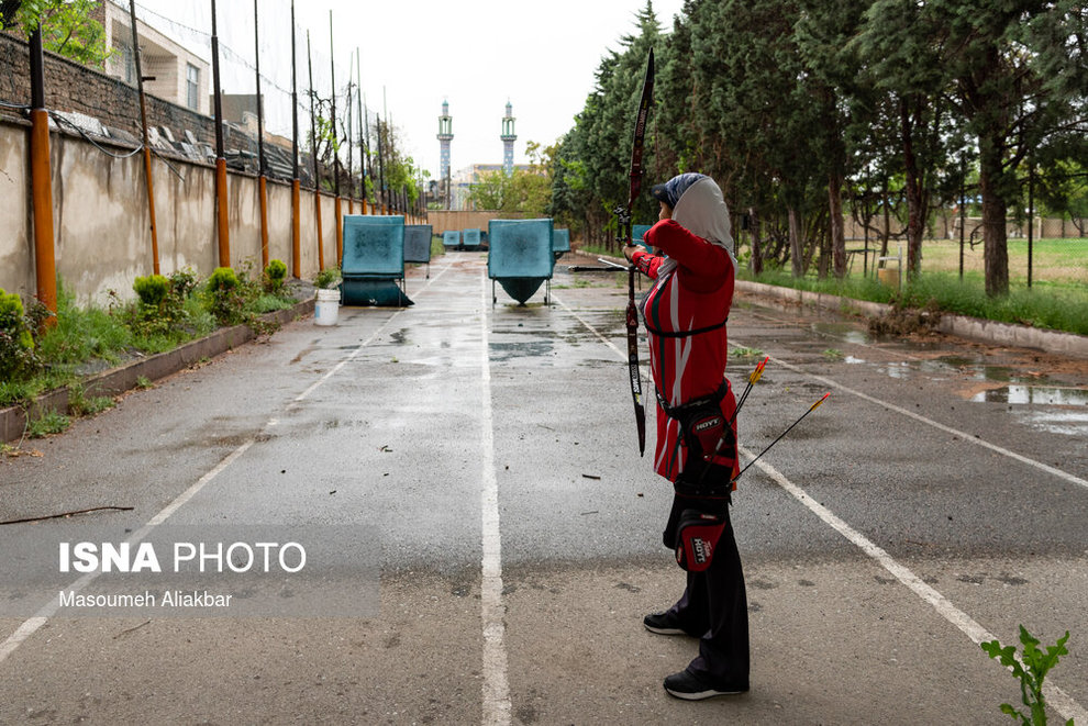 تمرین ورزشکاران ایرانی در شرایط کرونایی