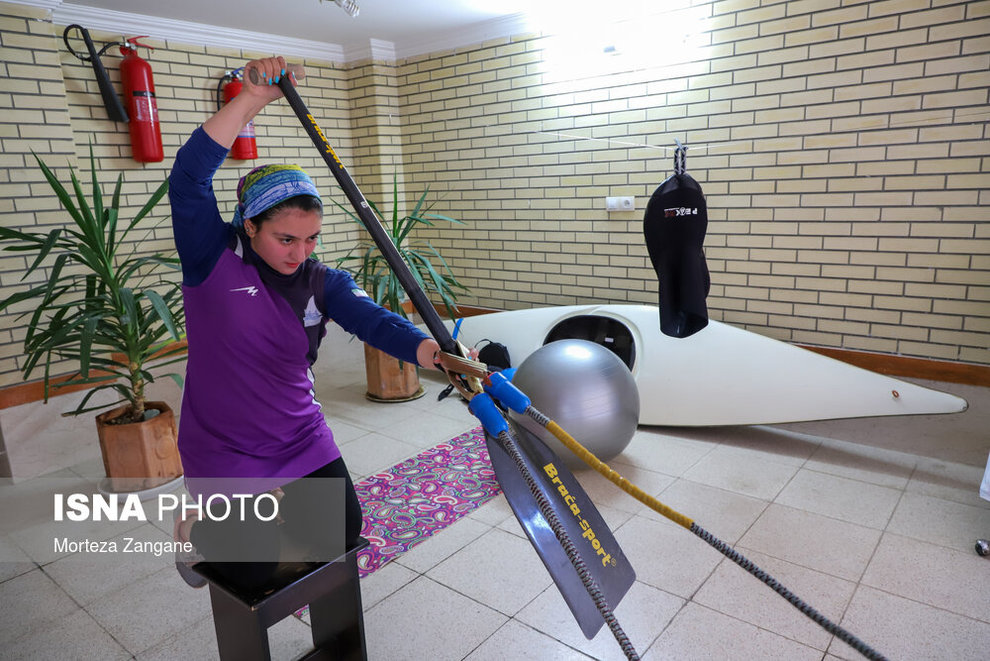 تمرین ورزشکاران ایرانی در شرایط کرونایی
