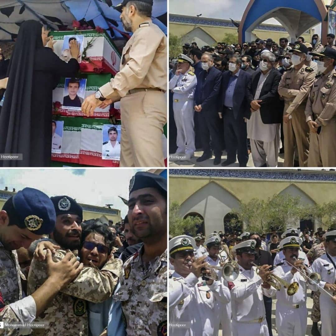 آغاز تشییع پیکر پاک شهدای حادثه ناوچه کنارک شهدای حادثه ناوچه کنارک