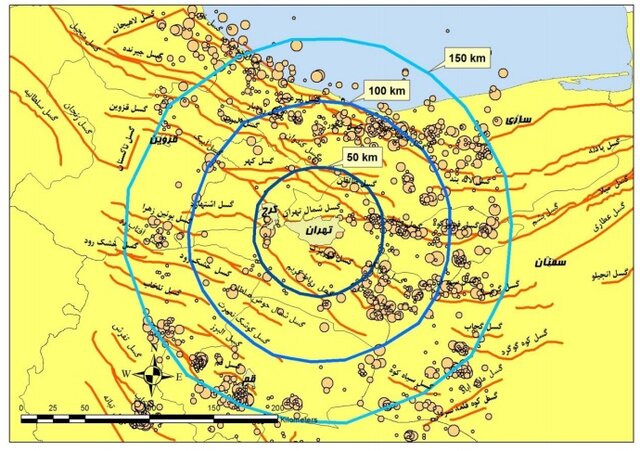 زلزله تهران
