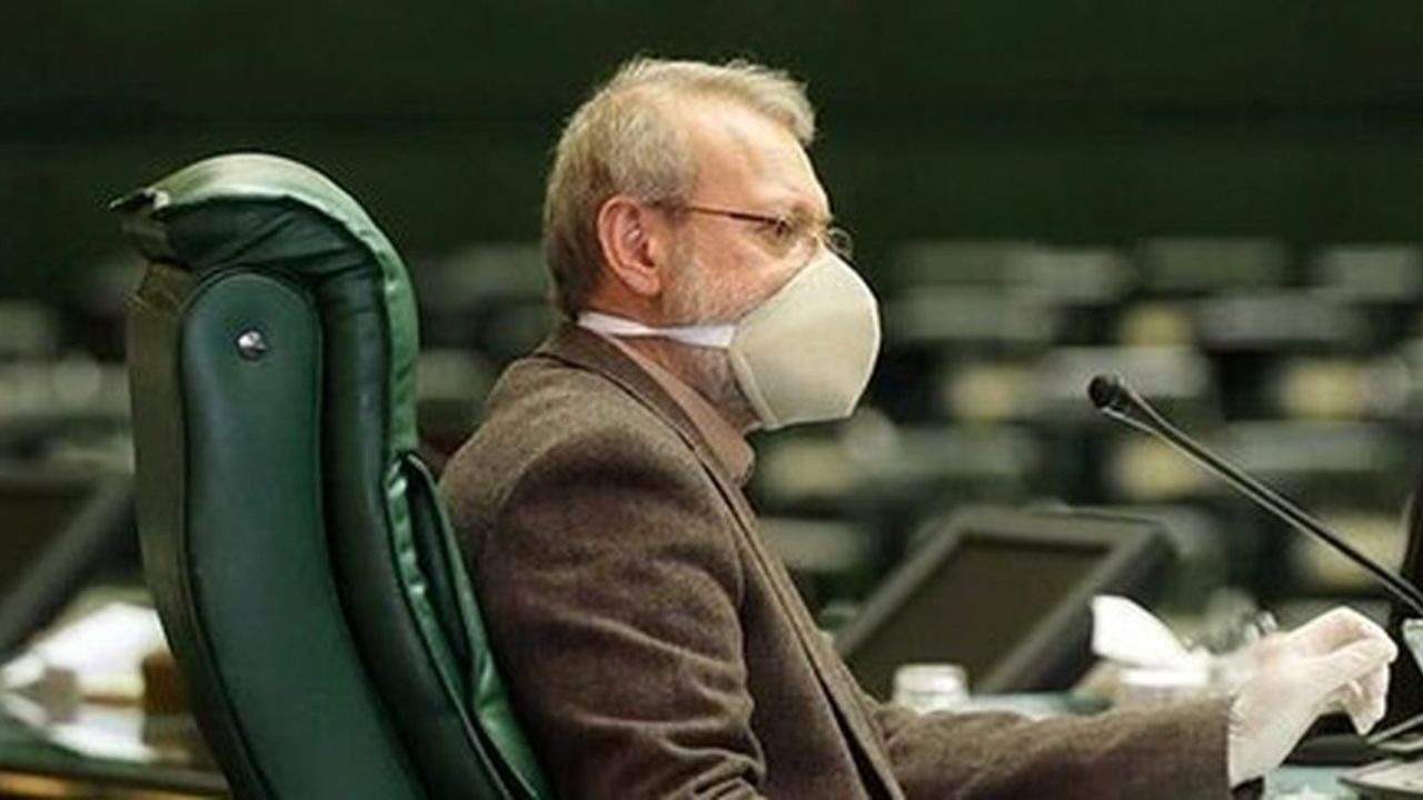 تست کرونای لاریجانی 