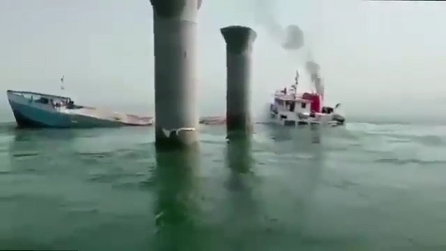 غرق شدن لنج باری بهبهان