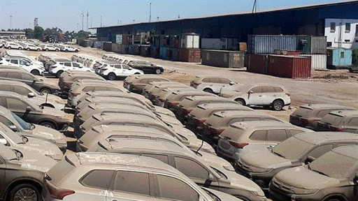 خودروهای دپو شده در گمرک 