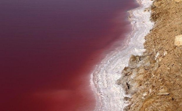 دریاچه نمک قم 