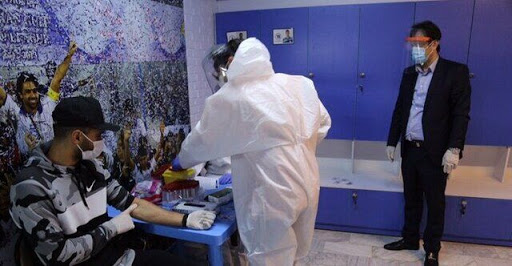 تست کرونا لیگ فوتبال