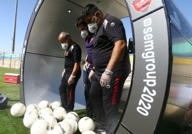 تست کرونا بازیکنان پرسپولیس