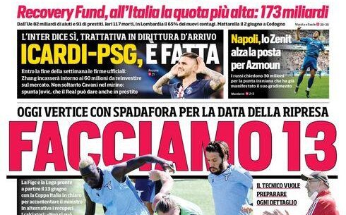 سردار آزمون روی جلد روزنامه کوریرهدلو اسپورت/ زنیت تخفیف نمیدهد سردار آزمون