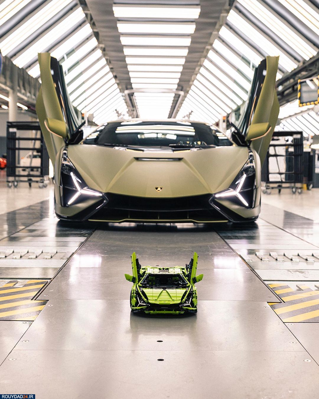 ساخت ماکت لامبورگینی با لگو + عکس