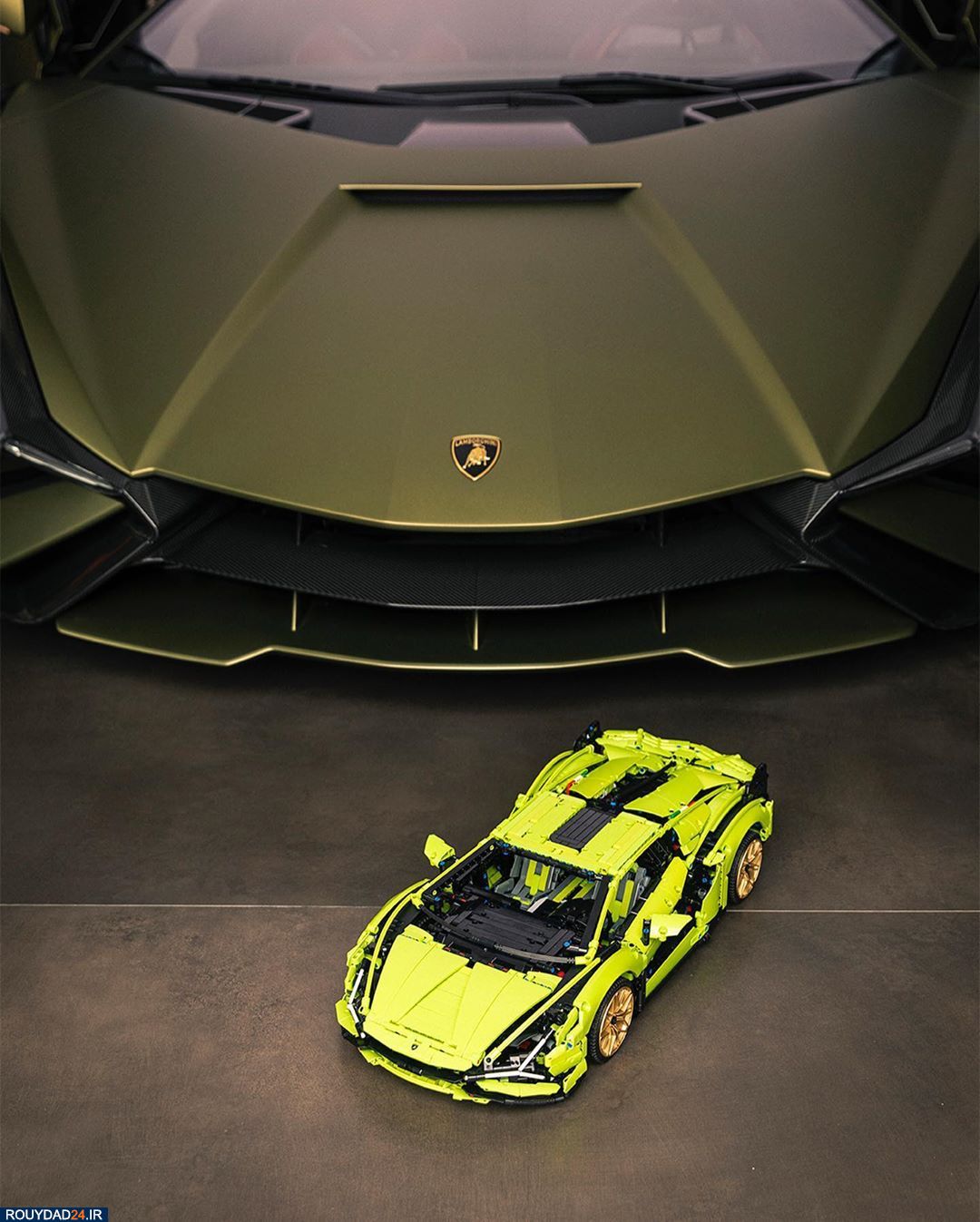 ساخت ماکت لامبورگینی با لگو + عکس