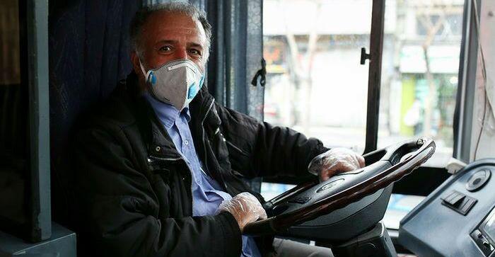 الزام رانندگان اتوبوس به استفاده از ماسک