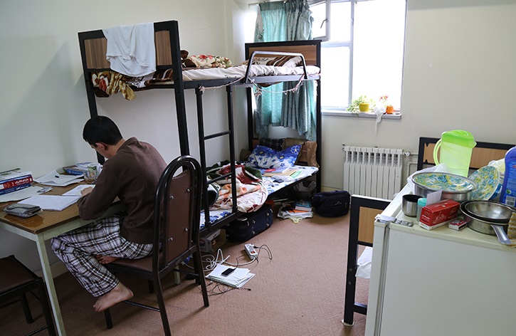 استفاده دانشجویان از خوابگاه‌ها