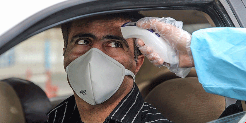 استان های در معرض ویروس کرونا