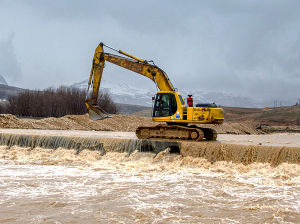 سیل در استان اردبیل
