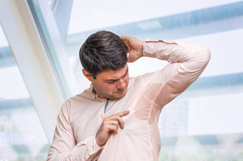 عرق کردن بدن