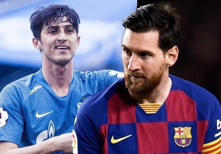 سردار آزمون و لیونل مسی
