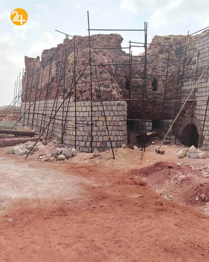 مرمت قلعه پرتغالی ها