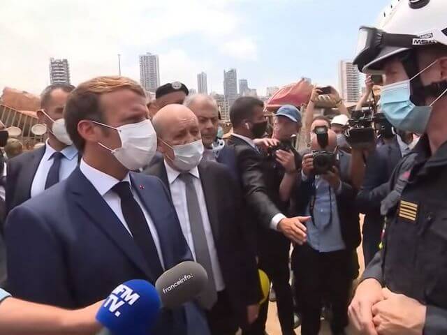 سفر مکرون به بیروت سفر مکرون به بیروت