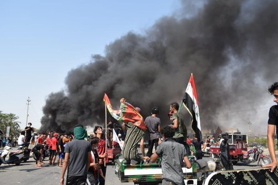 تظاهرات در نجف عراق