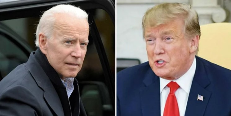 برتری بایدن از ترامپ