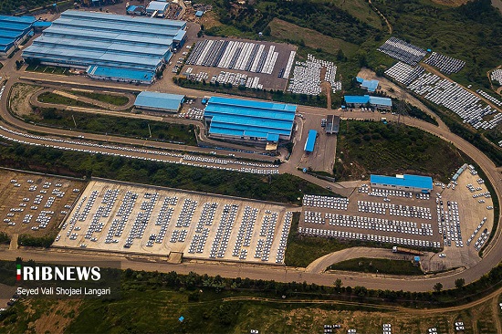 تصاویری عجیب از دپوی محصولات ایران‌خودرو