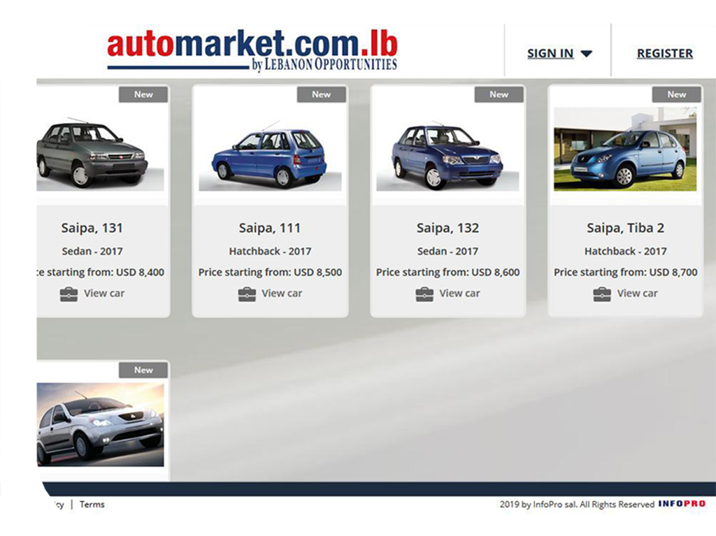 ویدئوی پیش فروش خودرو در لبنان