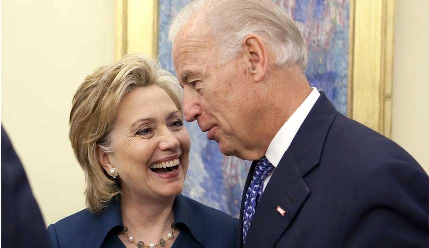 جو بایدن و هیلاری کلینتون