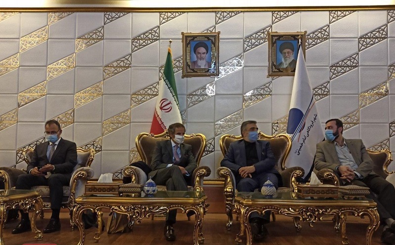 ورود رئیس آژانس بین الملی