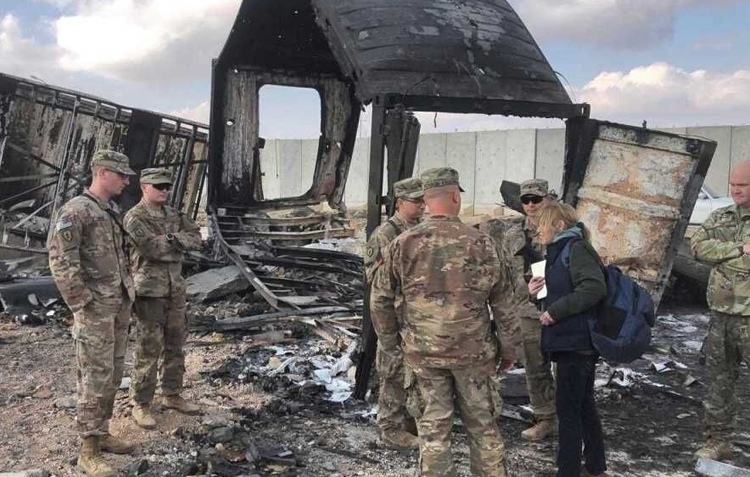 حمله موشکی ایران به عین الاسد