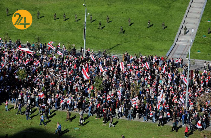 اعتراضات معروف به دمپایی در بلاروس
