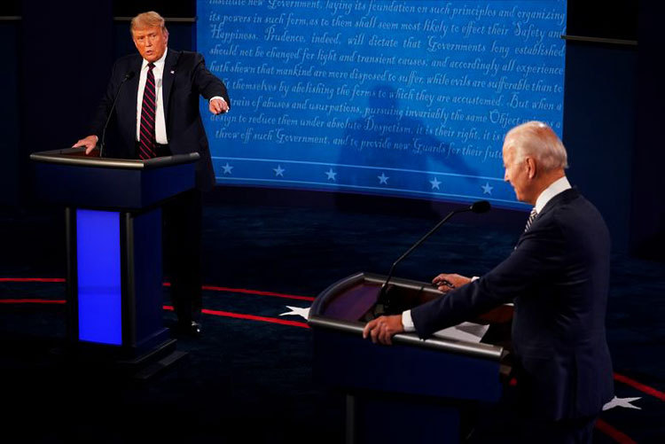 مناظره ترامپ و بایدن