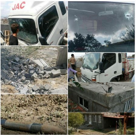 جزئیات اصابت ۵خمپاره جنگ قره‌باغ به خاک ایران