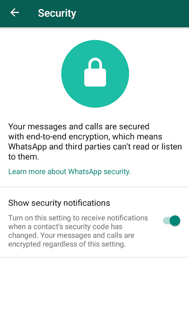 افزایش امنیت اکانت واتساپ