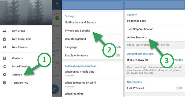 چگونه بفهمیم در تلگرام هک شده‌ایم و راه حل چیست؟