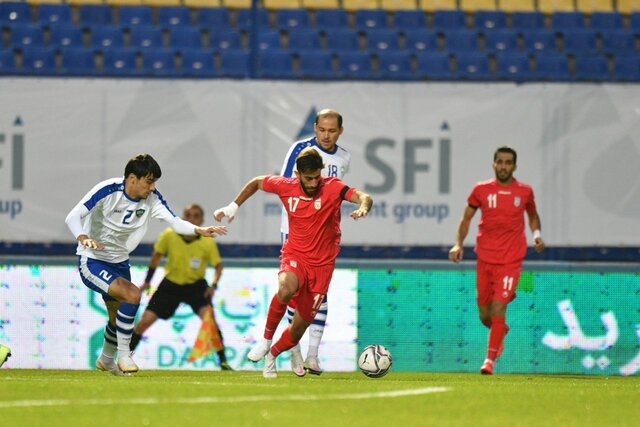 برتری تیم ملی فوتبال در مقابل ازبکستان