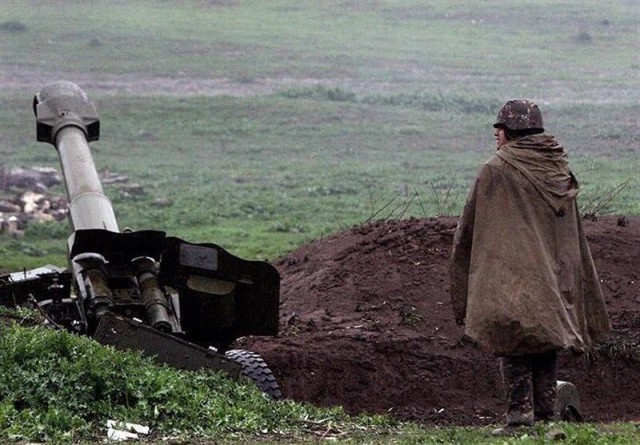 اثابت دوباره خمپاره جنگ قره باغ با خاک ایران