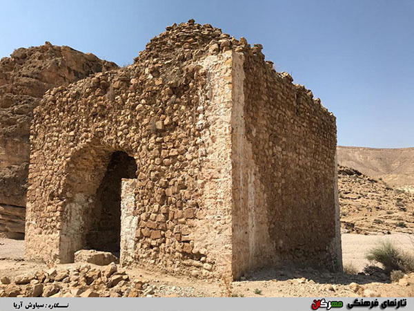 مرمت‌های غیراصولی درچهارتاقی ساسانی رستاق داراب