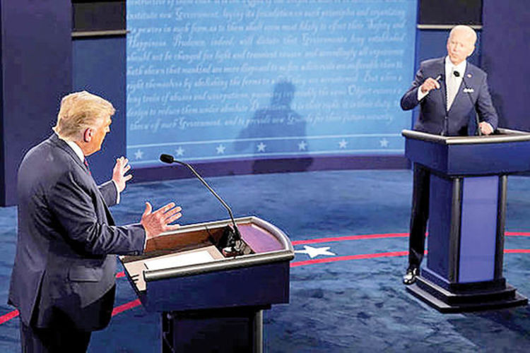 مناظره بایدن و ترامپ