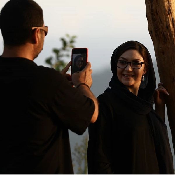  امیرحسین صدیق و همسرش