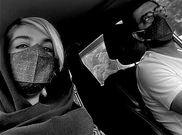 سلفی جدید الیکا عبدالرزاقی با شوهرش 