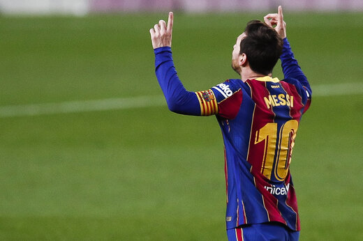 گلزنی مسی برای بارسلونا