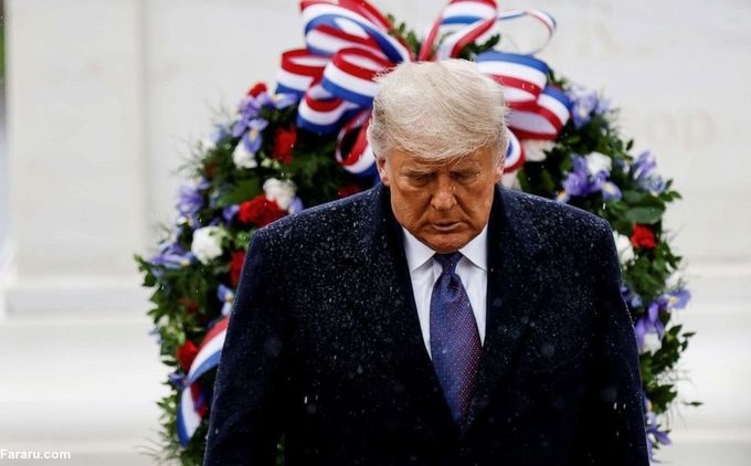  تغییر رنگ موی ترامپ